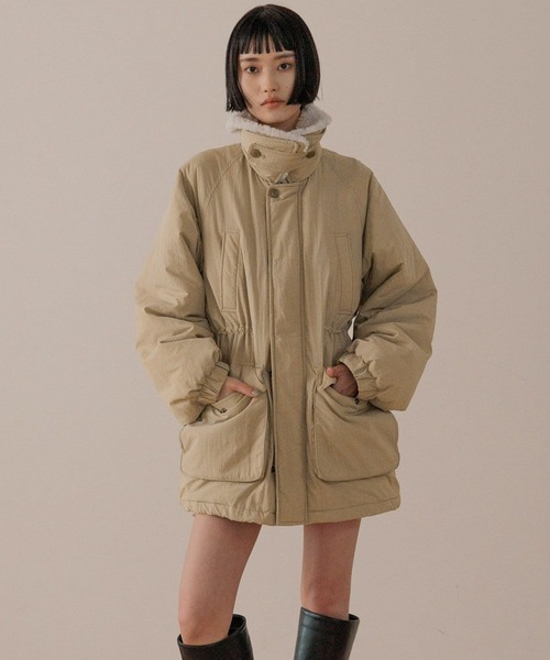 LOWRYS FARM（ローリーズファーム）の「ナカワタハンティングジャケット  575305（その他アウター・レディース・チャコールグレー/カーキ/ベージュ・FREE）」の3枚目の写真