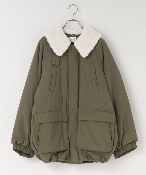 LOWRYS FARM（ローリーズファーム）の「ナカワタハンティングジャケット  575305（その他アウター・レディース・チャコールグレー/カーキ/ベージュ・FREE）」の4枚目の写真