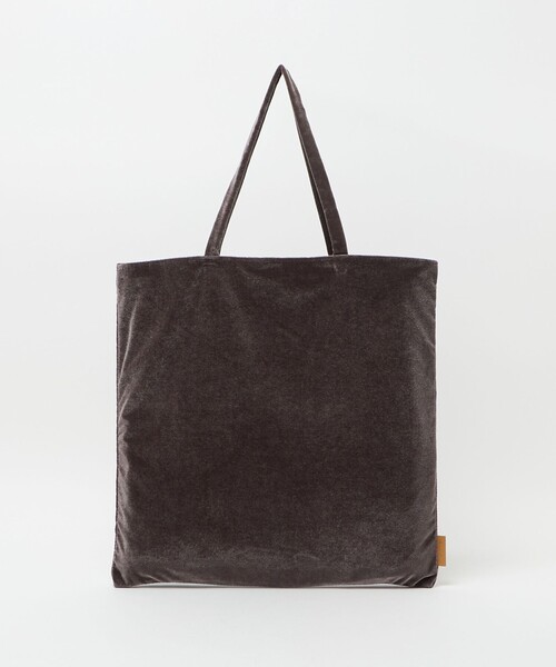 Steven Alan(スティーブンアラン)の「<Steven Alan>ベロア トートバッグ ラージ(トートバッグ・レディース・ピンク/ダークグレー/ネイビー/オフホワイト・FREE)」の1枚目の写真