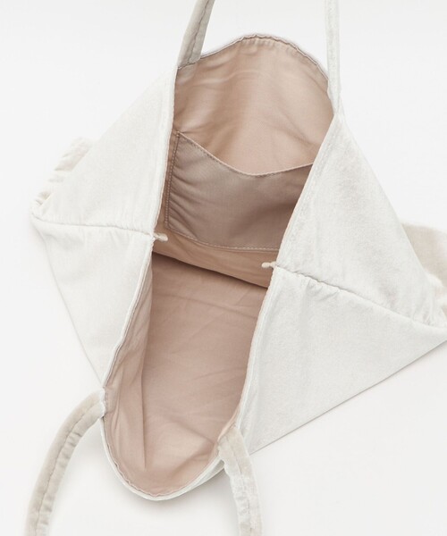 Steven Alan(スティーブンアラン)の「<Steven Alan>ベロア トートバッグ ラージ(トートバッグ・レディース・ピンク/ダークグレー/ネイビー/オフホワイト・FREE)」の10枚目の写真