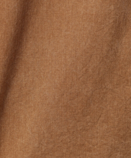 Purple&Yellow（パープルアンドイエロー）の「硫化ツイルブリーチクルーネック ワークシャツ（シャツ/ブラウス・メンズ・キャメル/ブルー・SMALL/LARGE/MEDIUM）」の22枚目の写真