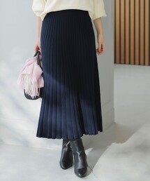 CICA加工 ニット フレア スカート