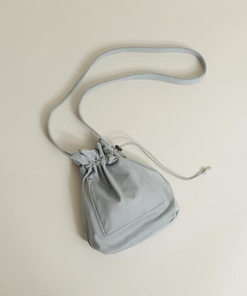 SENSE OF PLACE by URBAN RESEARCH（センスオブプレイスバイアーバンリサーチ）の「フェイクスエードキンチャクショルダー（ショルダーバッグ・メンズ・ベージュ/チャコールグレー/ライトブルー・ONE）」の3枚目の写真