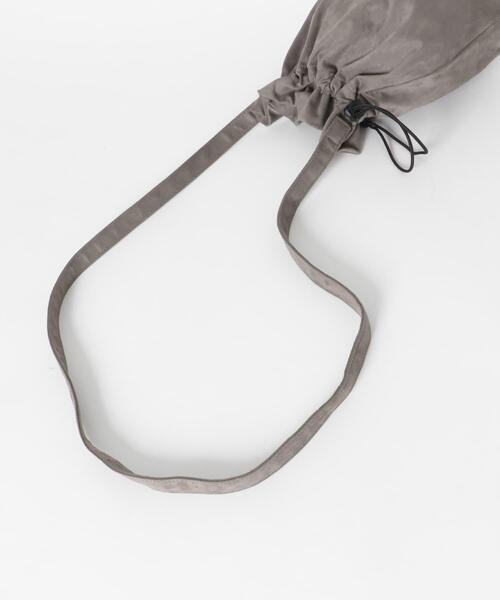 SENSE OF PLACE by URBAN RESEARCH（センスオブプレイスバイアーバンリサーチ）の「フェイクスエードキンチャクショルダー（ショルダーバッグ・メンズ・ベージュ/チャコールグレー/ライトブルー・ONE）」の10枚目の写真