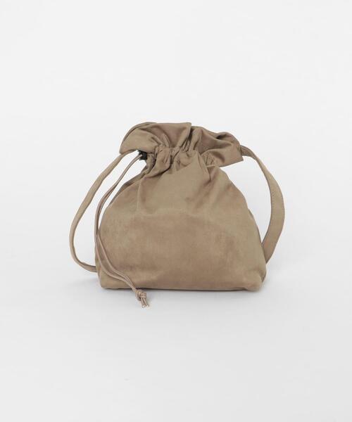 SENSE OF PLACE by URBAN RESEARCH（センスオブプレイスバイアーバンリサーチ）の「フェイクスエードキンチャクショルダー（ショルダーバッグ・メンズ・ベージュ/チャコールグレー/ライトブルー・ONE）」の7枚目の写真