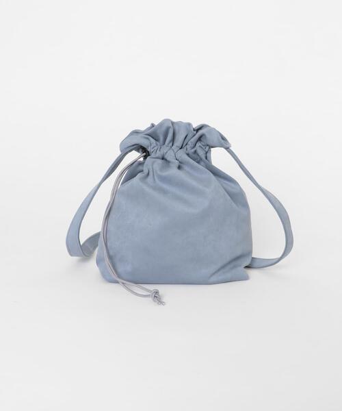 SENSE OF PLACE by URBAN RESEARCH（センスオブプレイスバイアーバンリサーチ）の「フェイクスエードキンチャクショルダー（ショルダーバッグ・メンズ・ベージュ/チャコールグレー/ライトブルー・ONE）」の5枚目の写真