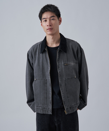 B.C STOCK（ベーセーストック）の「【PLANET OF EARTH】ピグメント加工 ダックショートブルゾン（ブルゾン・メンズ）」