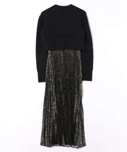 ALLSAINTS（オールセインツ）の「EVIA 2-IN-1 DRESS | EVIA 2-IN-1 ドレス・ワンピース（ワンピース・レディース・ブラック系その他・XS/S/M/L）」の2枚目の写真