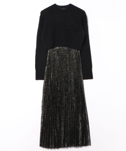 ALLSAINTS（オールセインツ）の「EVIA 2-IN-1 DRESS | EVIA 2-IN-1 ドレス・ワンピース（ワンピース・レディース・ブラック系その他・XS/S/M/L）」の9枚目の写真