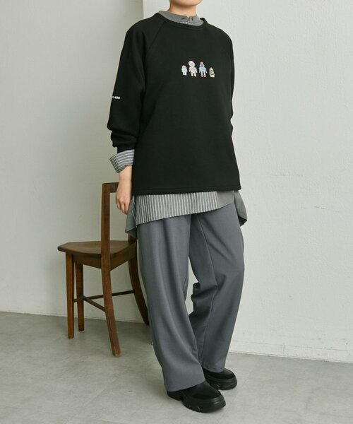 sampo×earコラボ スペーストイスウェット 手洗い可》sampo×earコラボ スペーストイスウェット（Tシャツ