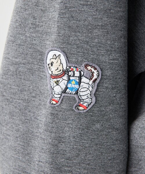 ear PAPILLONNER（イアパピヨネ）の「《手洗い可》sampo×earコラボ スペーストイスウェット（Tシャツ/カットソー・レディース・ブラック/グレー・FREE）」の15枚目の写真