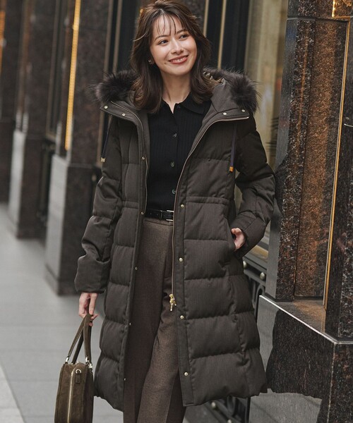 美品　23区　ダウン　コート　ブラック　38. 23区 ブラックダウンジャケット 38サイズ