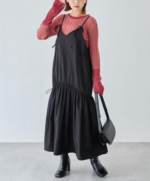 セール】【前後2WAY】ドロストキャミワンピース（ワンピース