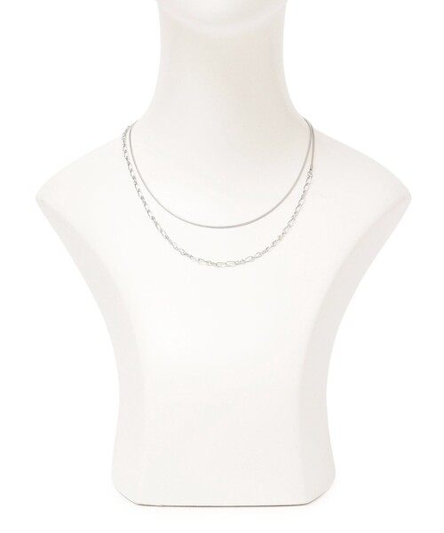 SHIPS（シップス）の「3way チェーン デザイン ネックレス（ネックレス・レディース・シルバー/ゴールド・ONE SIZE）」の8枚目の写真