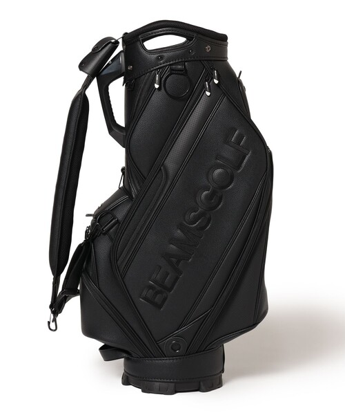 BEAMS GOLF ブラックゴルフバッグ ツアープロ キャディバッグ 3（ゴルフグッズ）｜BEAMS GOLF（ビームス