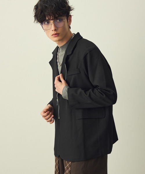 セール】Zip-Up Tailored Jacket / ジップアップテーラードジャケット