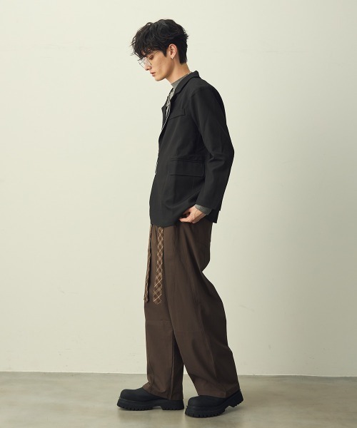 Shoowtime（ショウタイム）の「Zip-Up Tailored Jacket / ジップアップテーラードジャケット（テーラードジャケット・メンズ・ブラック/ベージュ・LARGE/MEDIUM/X-LARGE）」の20枚目の写真