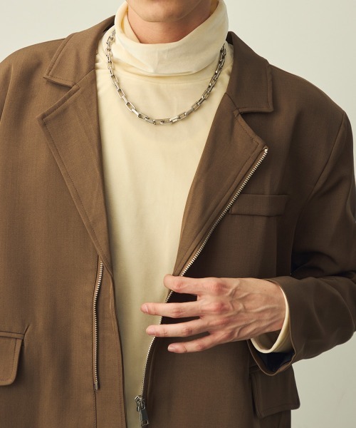 セール】Zip-Up Tailored Jacket / ジップアップテーラードジャケット