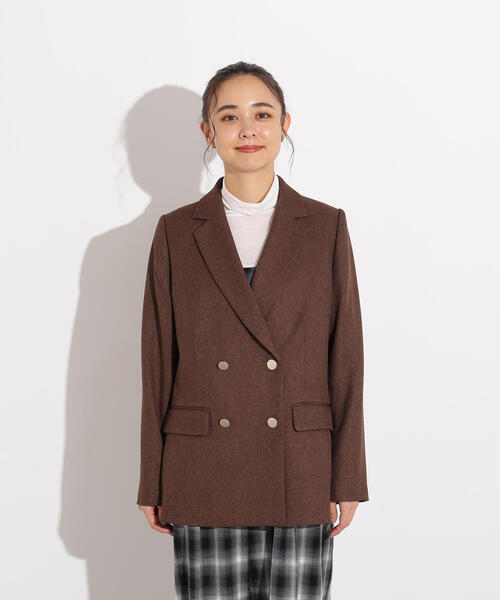 ダブルブレストテーラードジャケット（テーラードジャケット）｜N.（N