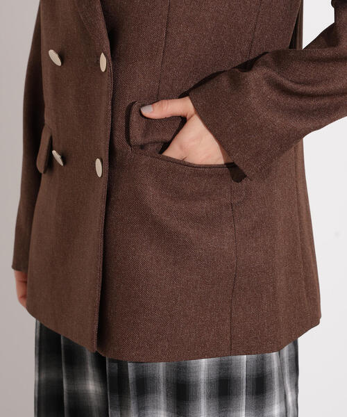 ダブルブレストテーラードジャケット（テーラードジャケット）｜N.（N