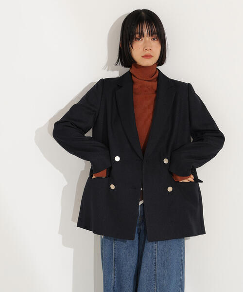 N. Natural Beauty Basicダブルブレストテーラードジャケット N. Natural Beauty Basic*｜ダブルブレストテーラードジャケット