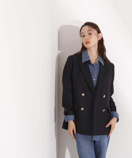 ダブルブレストテーラードジャケット（テーラードジャケット）｜N.（N