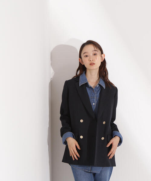 ダブルブレストテーラードジャケット（テーラードジャケット）｜N.（N