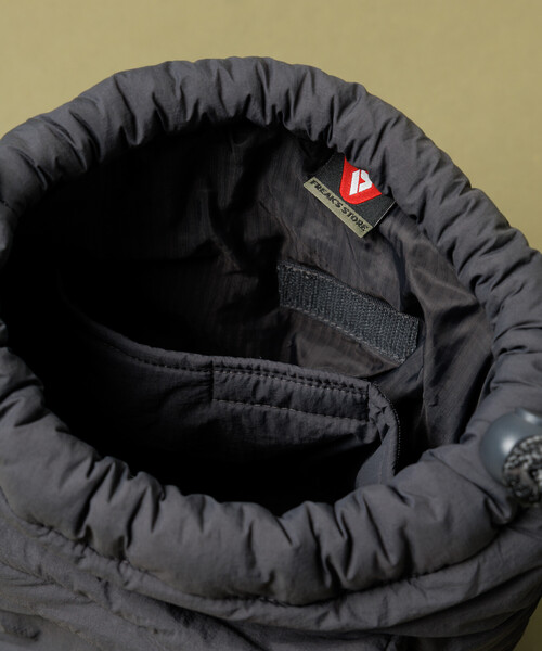 FREAK'S STORE（フリークスストア）の「HIGH LOFT PRIMALOFT POUCH/ハイロフト プリマロフト 巾着バッグ ポーチ（ショルダーバッグ・メンズ・ブラック/オリーブ/その他/チャコールグレー・ONE SIZE）」の15枚目の写真