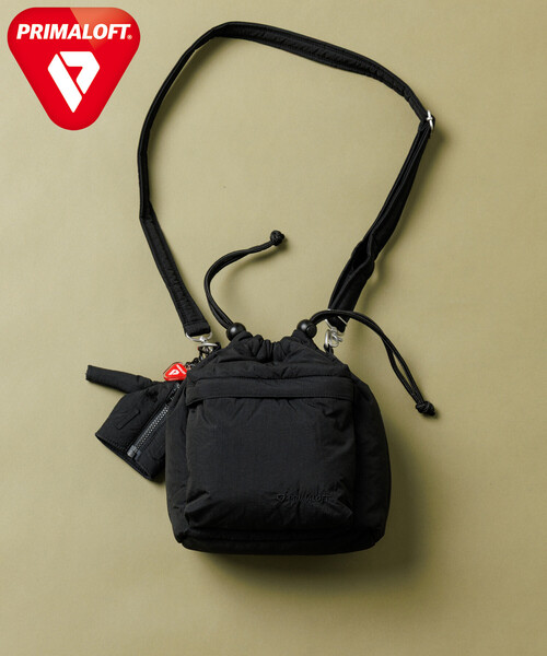 FREAK'S STORE（フリークスストア）の「HIGH LOFT PRIMALOFT POUCH/ハイロフト プリマロフト 巾着バッグ ポーチ（ショルダーバッグ・メンズ・ブラック/オリーブ/その他/チャコールグレー・ONE SIZE）」の22枚目の写真