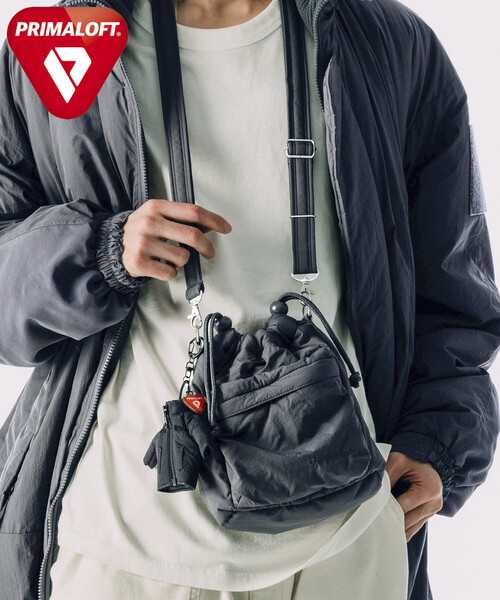 FREAK'S STORE（フリークスストア）の「HIGH LOFT PRIMALOFT POUCH/ハイロフト プリマロフト 巾着バッグ ポーチ（ショルダーバッグ・メンズ・ブラック/オリーブ/その他/チャコールグレー・ONE SIZE）」の21枚目の写真