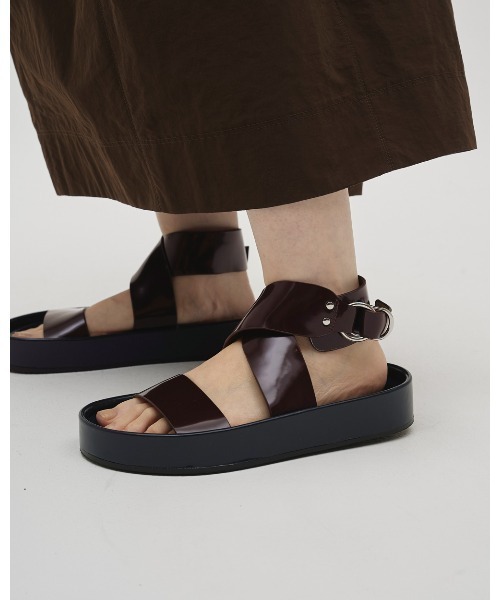 TODAYFUL（トゥデイフル）の「Chunky Belt Sandals（サンダル・レディース・キナリ/ブラック・36inch/38inch/37inch）」の9枚目の写真