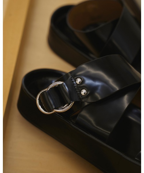 TODAYFUL（トゥデイフル）の「Chunky Belt Sandals（サンダル・レディース・キナリ/ブラック・36inch/38inch/37inch）」の17枚目の写真