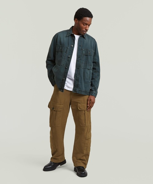 セール】MOSA OVERSHIRT/デニムシャツジャケット/カバーオール（デニム