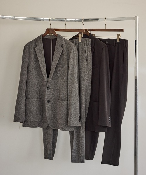 JUN STANDARD PICKS(ジュンスタンダードピックス)の「サキソニーライクスラックス/セットアップ対応(スラックス・メンズ・ブラック/グレー・S/M/LL/L)」の11枚目の写真