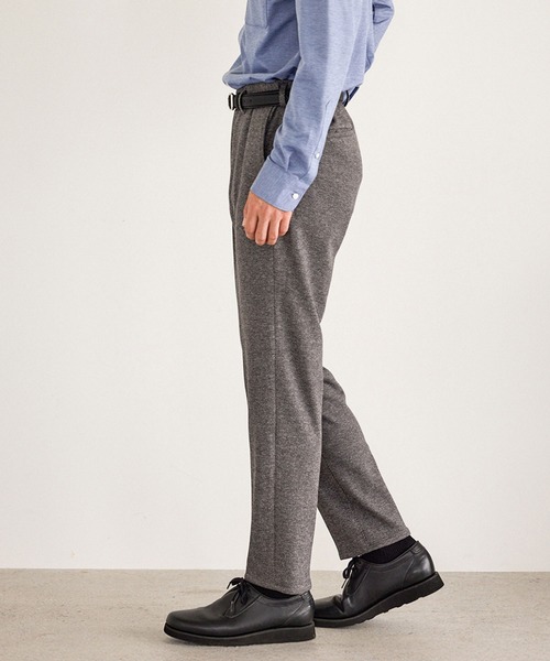 JUN STANDARD PICKS(ジュンスタンダードピックス)の「サキソニーライクスラックス/セットアップ対応(スラックス・メンズ・ブラック/グレー・S/M/LL/L)」の17枚目の写真