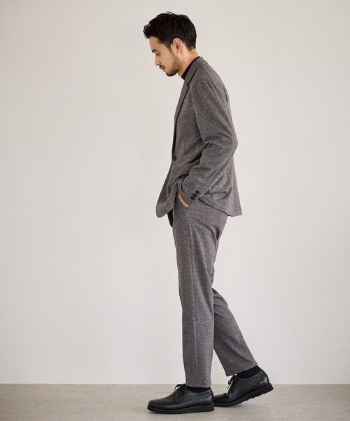 JUN STANDARD PICKS(ジュンスタンダードピックス)の「サキソニーライクスラックス/セットアップ対応(スラックス・メンズ・ブラック/グレー・S/M/LL/L)」の8枚目の写真