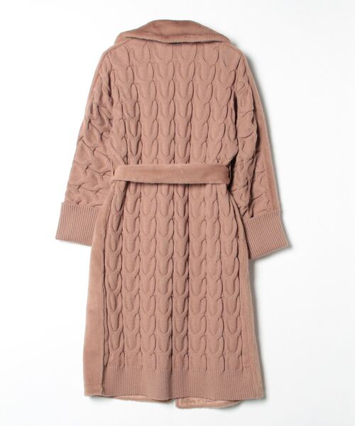 LUCREZIA Faux Fur Knit Coat ロングコート | GUESS(ゲス) JAPAN 公式