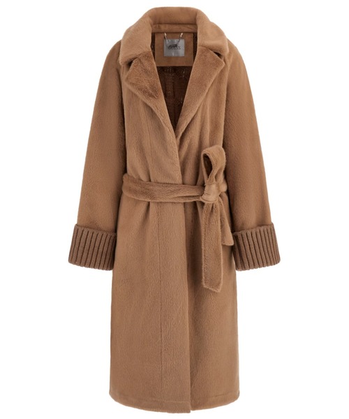 LUCREZIA Faux Fur Knit Coat ロングコート | GUESS(ゲス) JAPAN