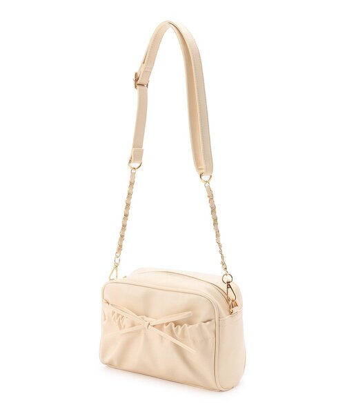 ギャザーポケットリボンショルダー（バックパック/リュック