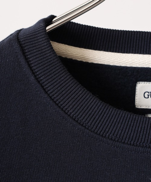 GUESS JEANS(ゲスジーンズ)の「GUESS JEANS GJ CN OS HORIZONT STRIPE SWEAT ゲス クルーネックスウェットシャツ(スウェット・メンズ・ネイビー/ブラック・XXL/XL/L/M)」の6枚目の写真