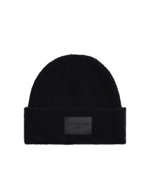 TOMMY HILFIGER | レザーパッチビーニー(ニットキャップ/ビーニー)