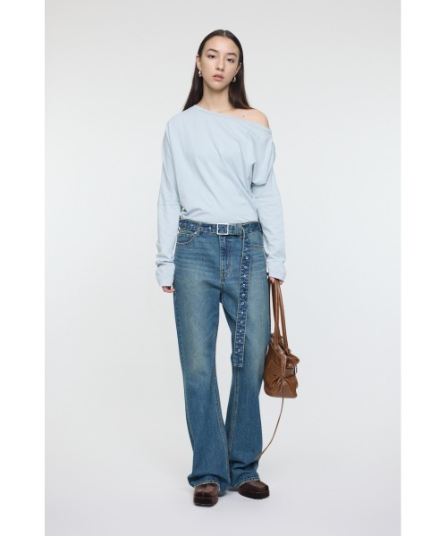 moussy 【25年AW新作】OVER SHOULDER FIT シャツ MOUSSY（マウジー）の「【25年AW新作】OVER SHOULDER FIT シャツ