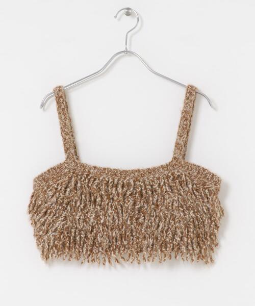 SENSE OF PLACE by URBAN RESEARCH（センスオブプレイスバイアーバンリサーチ）の「ニットブラビスチェ（キャミソール・レディース・ブラック/キャメル/レッド・ONE）」の18枚目の写真