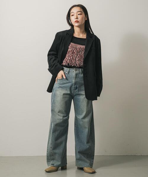 SENSE OF PLACE by URBAN RESEARCH（センスオブプレイスバイアーバンリサーチ）の「ニットブラビスチェ（キャミソール・レディース・ブラック/キャメル/レッド・ONE）」の22枚目の写真