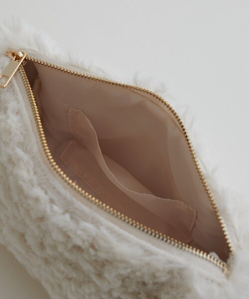 natural couture（ナチュラルクチュール）の「ファーミニバッグ（ハンドバッグ・レディース・ミント/イエロー/ピンク/ブラウン/オフホワイト/ブラック・FREE）」の11枚目の写真