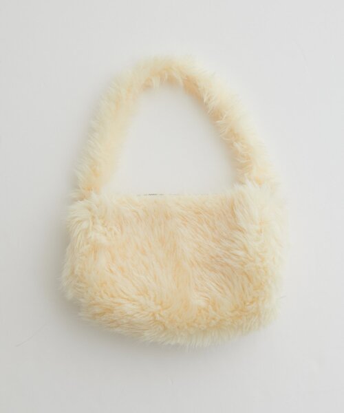 natural couture（ナチュラルクチュール）の「ファーミニバッグ（ハンドバッグ・レディース・ミント/イエロー/ピンク/ブラウン/オフホワイト/ブラック・FREE）」の18枚目の写真