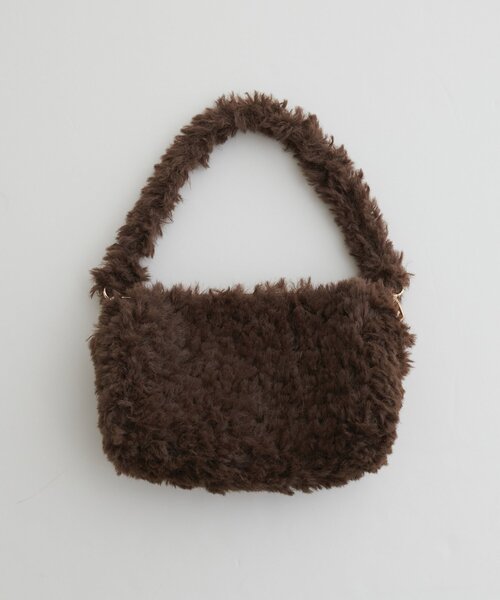 natural couture（ナチュラルクチュール）の「ファーミニバッグ（ハンドバッグ・レディース・ミント/イエロー/ピンク/ブラウン/オフホワイト/ブラック・FREE）」の20枚目の写真