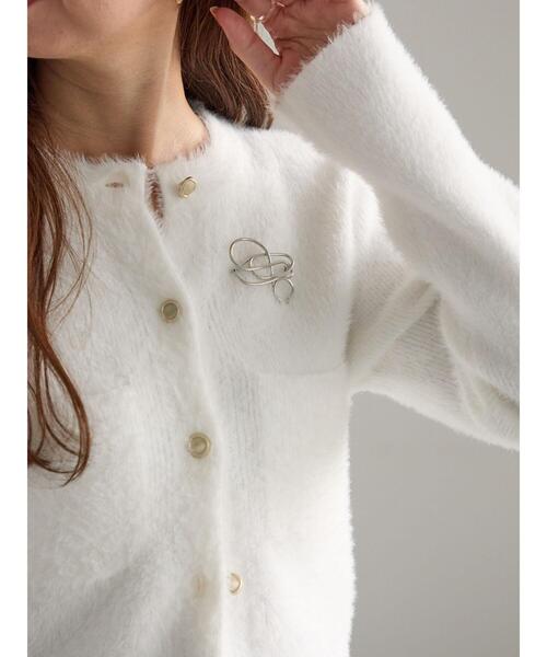 Te chichi（テチチ）の「ランダムラインブローチ（ネックレス・レディース・シルバー/ゴールド・F）」の3枚目の写真