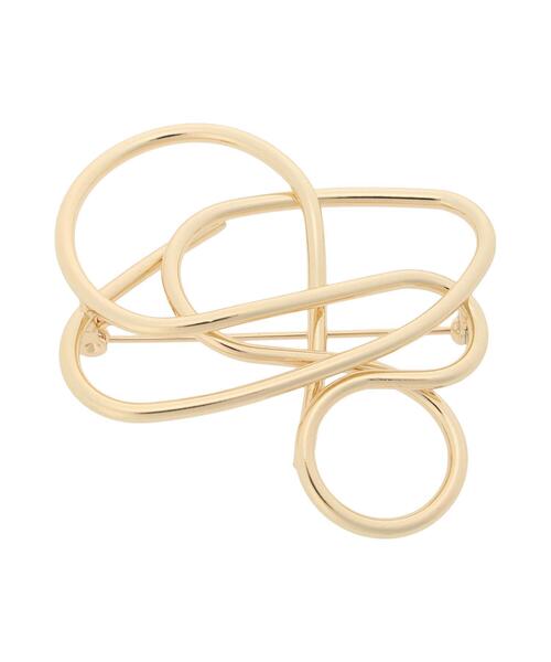 Te chichi（テチチ）の「ランダムラインブローチ（ネックレス・レディース・シルバー/ゴールド・F）」の6枚目の写真