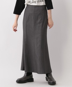 INSCRIRE/アンスクリア】マルチストライプロングスカート（スカート